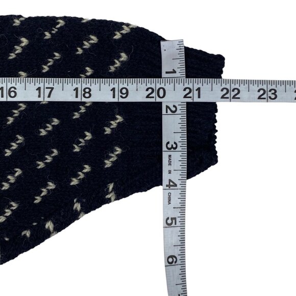 VTG LL Bean Sweater | Blue Wool Blend | Made in USA | Cabin Apres Ski READ - Picture 7 of 9